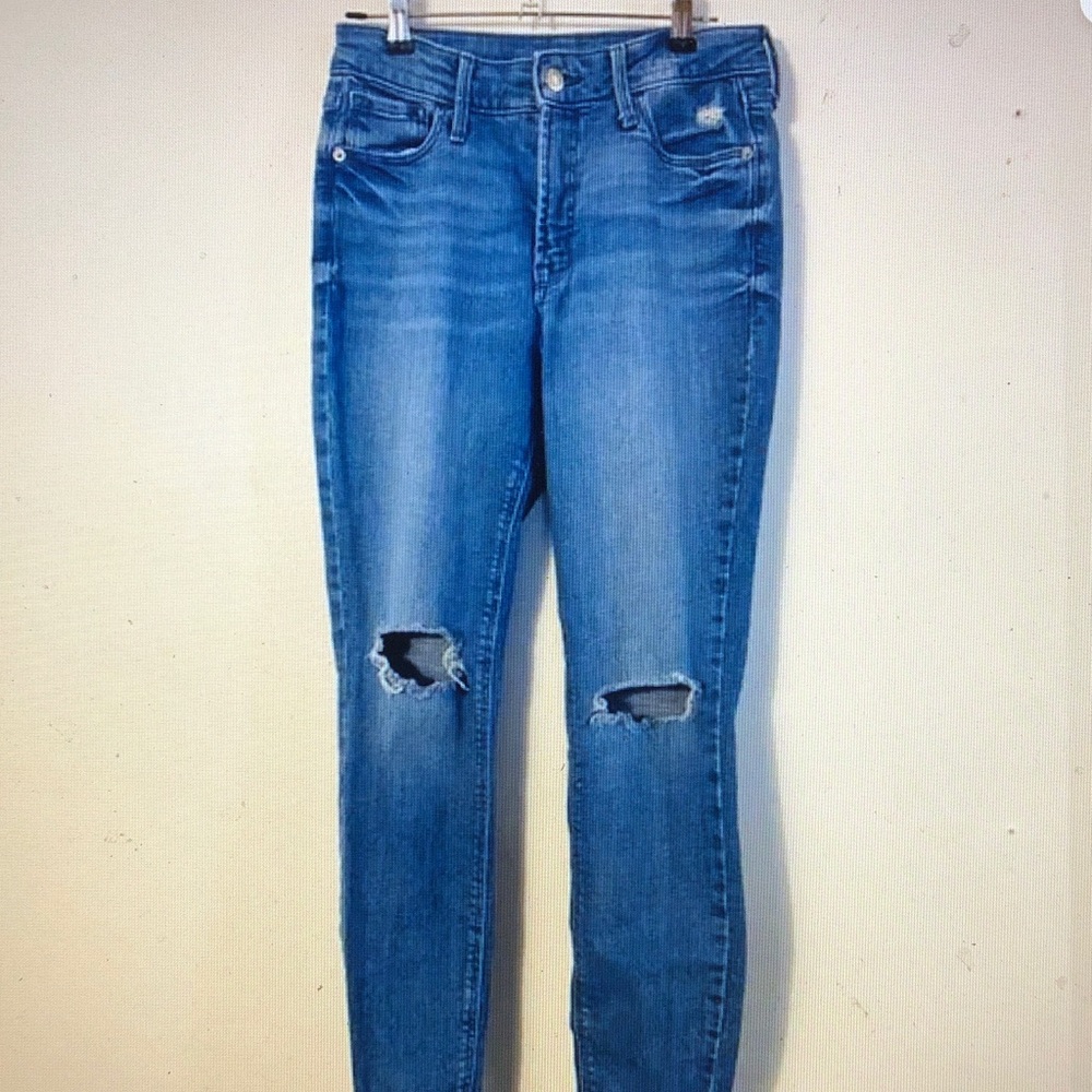 Old Navy Women's Distressed Denim Skinny Jeans